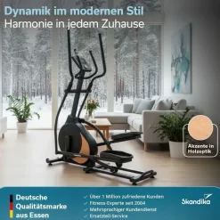Skandika Crosstrainer Carbon P18 Schwarz