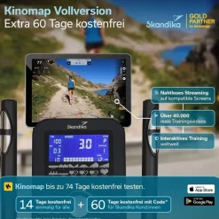 Skandika Crosstrainer Carbon P18 Schwarz