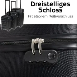 Slazenger Koffer-Set 3-tlg. schwarz