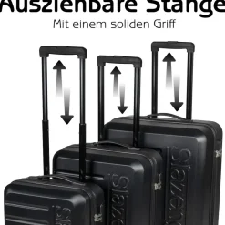 Slazenger Koffer-Set 3-tlg. schwarz