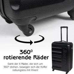 Slazenger Koffer-Set 3-tlg. schwarz