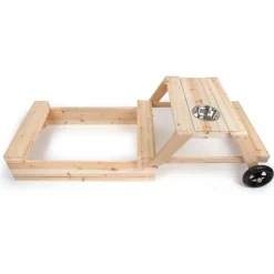Small Foot Company Sandkasten mit Sitzgruppe und Matschtisch beige