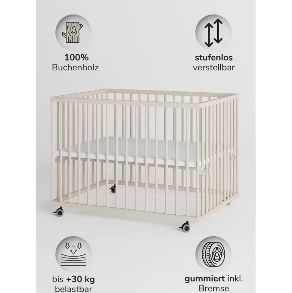 Sämann Laufgitter XXL Sprossen sahara dust, Premium Kollektion | Gr.: 75x100 cm,