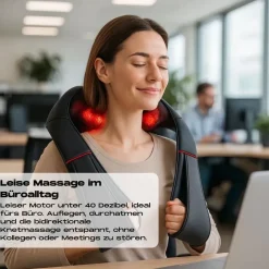 Smartec Shiatsu Nacken-Schulter-Massagegerät mit HeatFlow