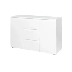 Smart Kommode 120 x 80 x 40 cm weiß