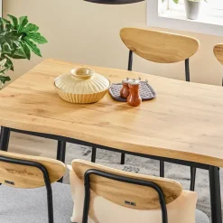 SoBuy Essgruppe Esstisch Set 5-teilig Bartisch mit 4 Stühlen