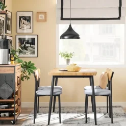 SoBuy Essgruppe Esstisch Set 5-teilig Bartisch mit 4 Stühlen
