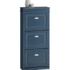 SoBuy Schuhkipper 53 x 118 x 24 cm blau / blau