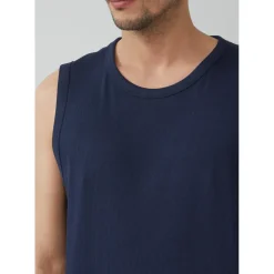 s.Oliver Jersey-Tanktop mit Rippstruktur - blau - XL
