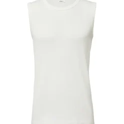s.Oliver Jersey-Tanktop mit Rippstruktur - weiß - 3XL