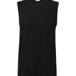 s.Oliver Jersey-Tanktop mit Rippstruktur - schwarz - XXL