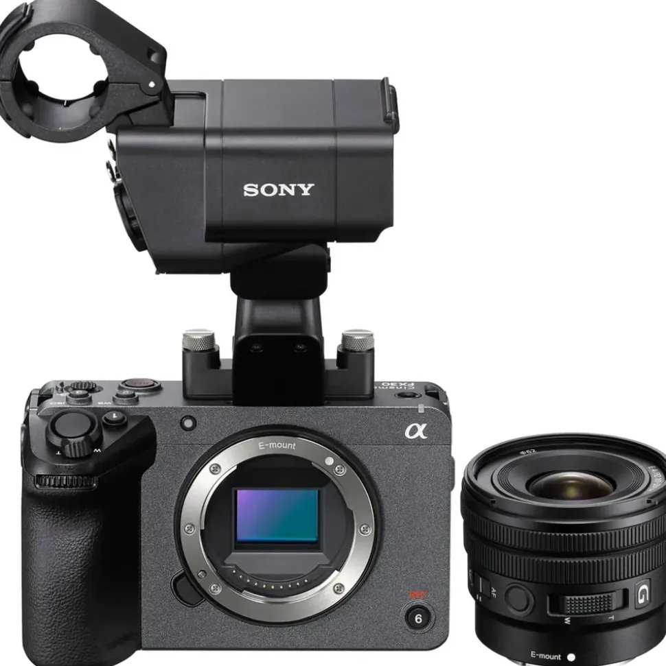 Sony FX30 Cinema Line Body XLR-Griff Cine-Grau/Schwarz