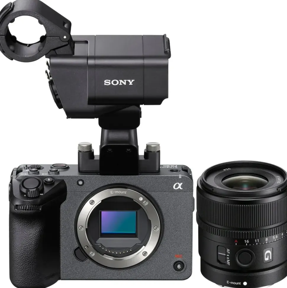 Sony FX30 Cinema Line Body XLR-Griff Cine-Grau/Schwarz