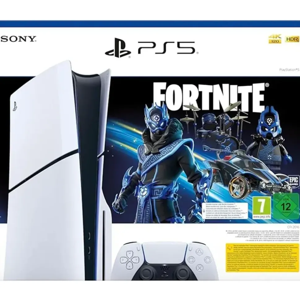 Sony PlayStation 5 Slim Digital Edition + Fortnite Cobalt Star Bundle
