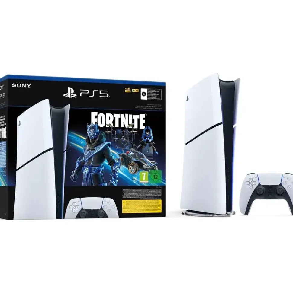 Sony PlayStation 5 Slim Digital Edition + Fortnite Cobalt Star Bundle