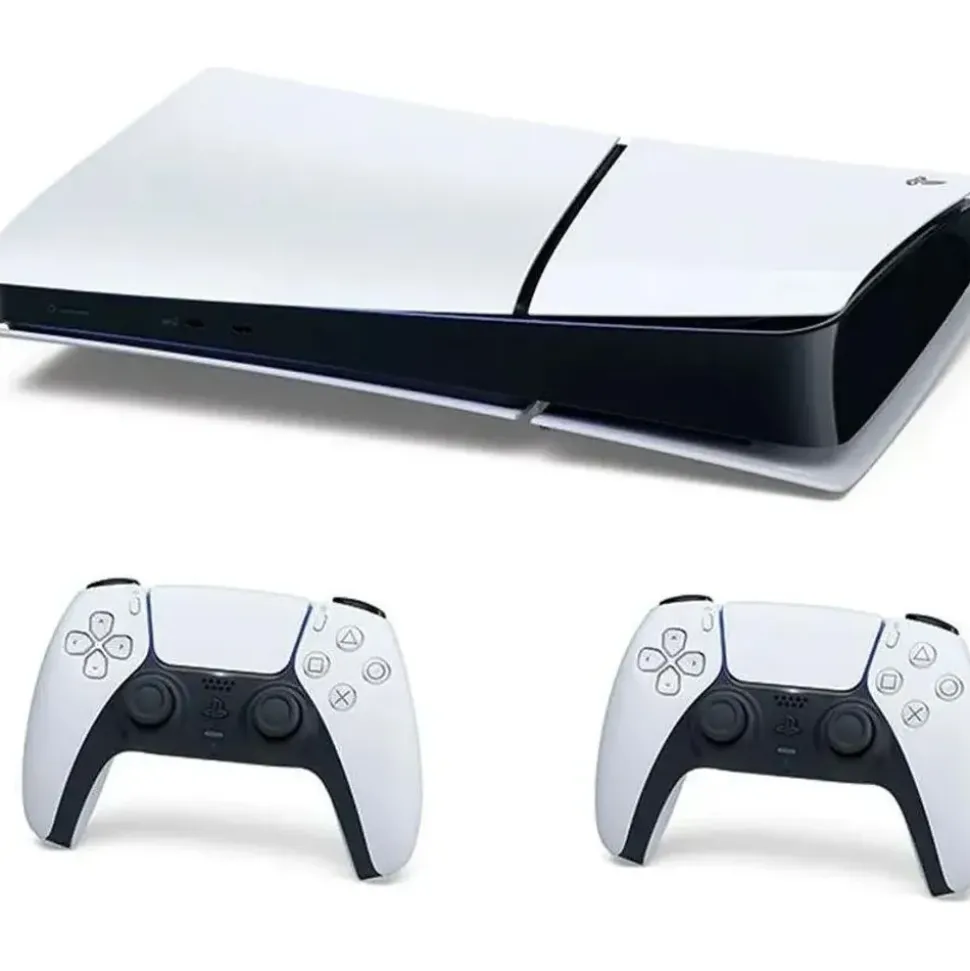 Sony PlayStation 5 Slim Digital Edition + 2. DualSense Wireless-Controller