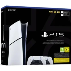 Sony PlayStation 5 Slim Digital Edition + 2. DualSense Wireless-Controller