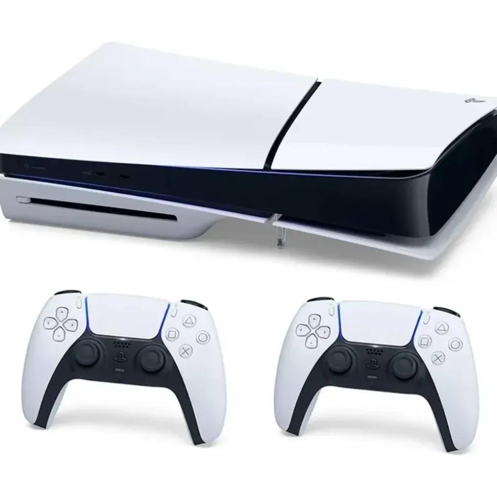 Sony PlayStation 5 Slim Disc Edition + 2. DualSense Wireless-Controller