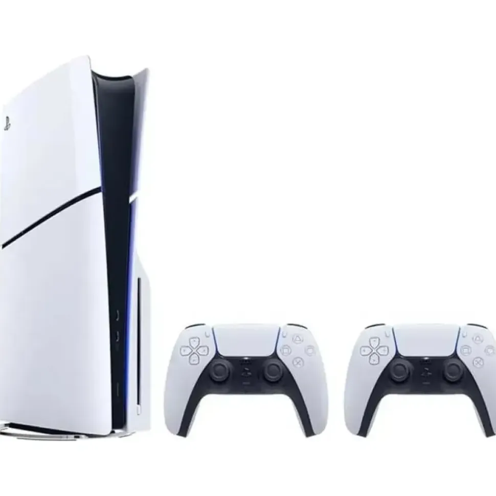 Sony PlayStation 5 Slim Disc Edition + 2. DualSense Wireless-Controller
