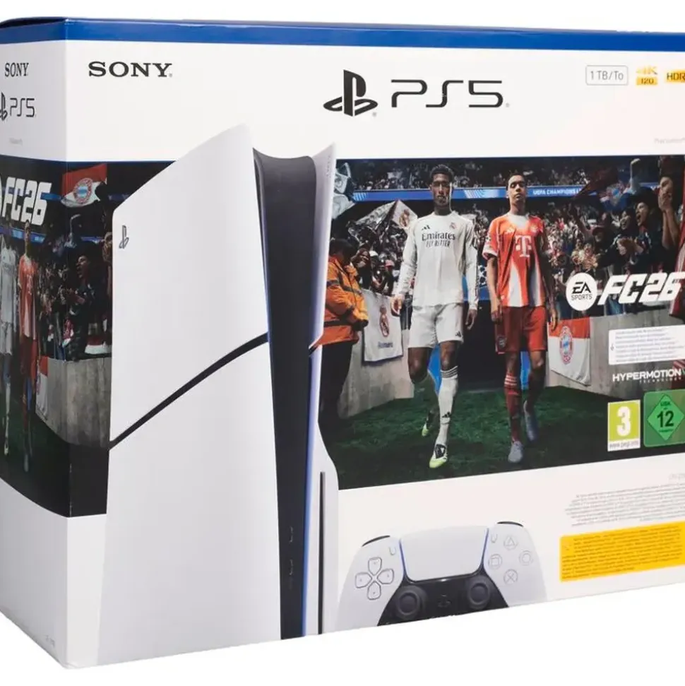 Sony PlayStation 5 Slim Disc Edition EA SPORTS FC26 Bundle