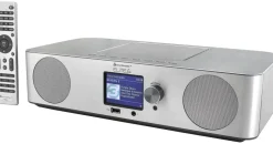Soundmaster ICD2060SI Internet, Schwarz, Metallisch