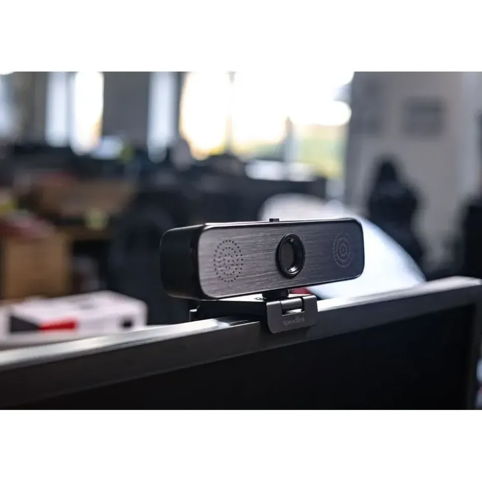 Speedlink Audivis Full HD Webcam Schwarz