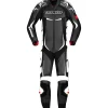 Spidi Track Wind Pro Lederkombi - Schwarz/Weiß / 50