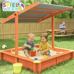 Spielwerk® Sandkasten Max 140 x 140 cm