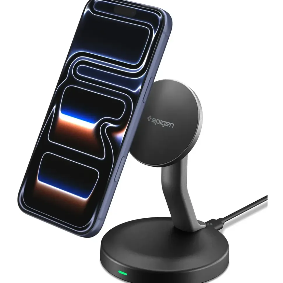 SPIGEN Essential MagSafe Wireless Charger 15W EF151MS - black