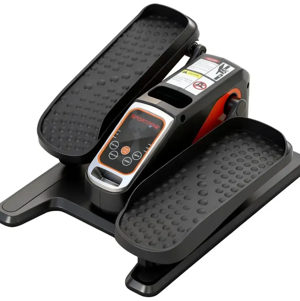 sportnow Mini Ellipsentrainer Schwarz