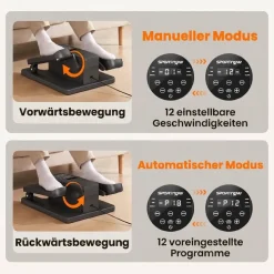 sportnow Mini Ellipsentrainer Schwarz