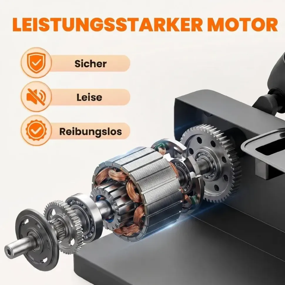 sportnow Mini Ellipsentrainer Schwarz