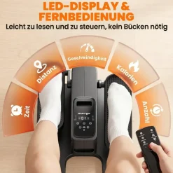 sportnow Mini Ellipsentrainer Schwarz