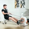 sportnow Rudergerät Weiß