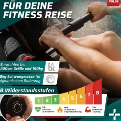 Sportplus SP-MR-008-B schwarz/rot