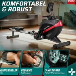 Sportplus SP-MR-008-B schwarz/rot