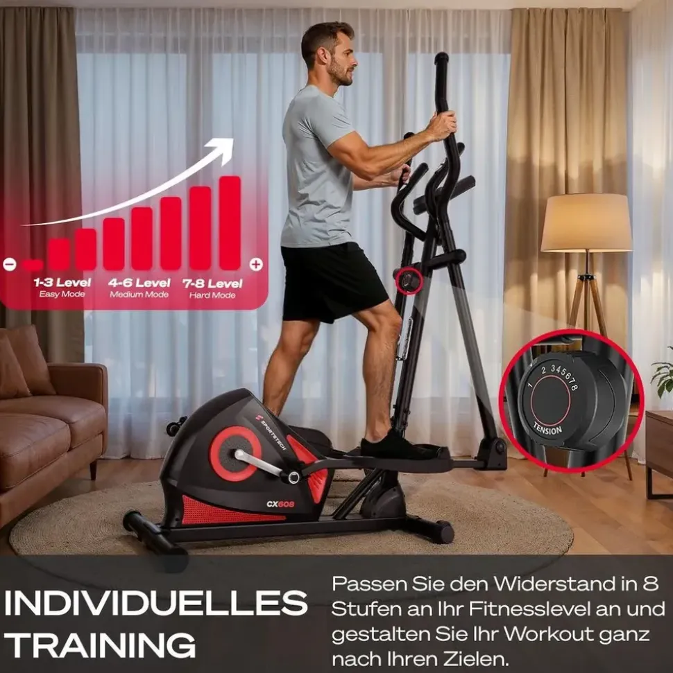 Sportstech CX608 Schwarz