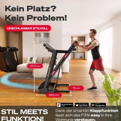 Sportstech Laufband F31s Schwarz