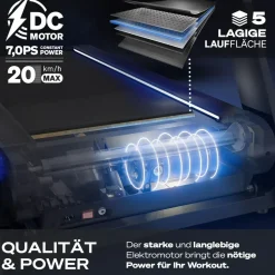 Sportstech Laufband sTread Lite schwarz