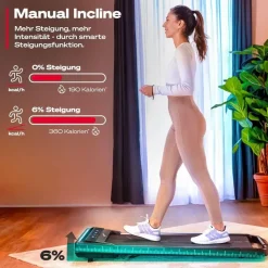 Sportstech Laufband sWalk Lite Plus Schwarz