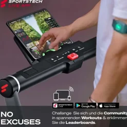 Sportstech Laufband sWalk Plus Schwarz