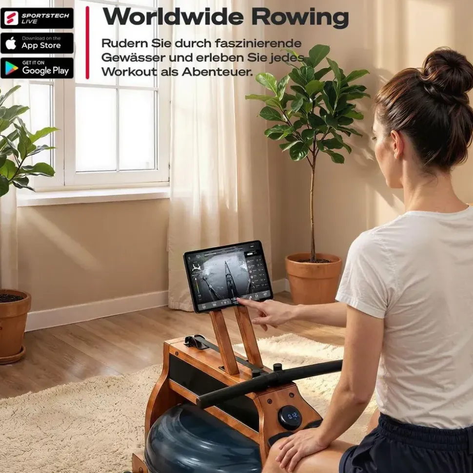 Sportstech Rudergerät PROwer WRX500