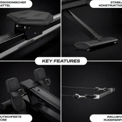 Sportstech sGymRower Schwarz