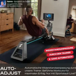 Sportstech sRow Schwarz