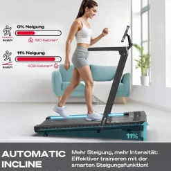 Sportstech sTread Fold Pro Schwarz