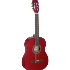 Stagg C430 3/4 Größe Name Klassische Gitarre – Schwarz 3/4 rot