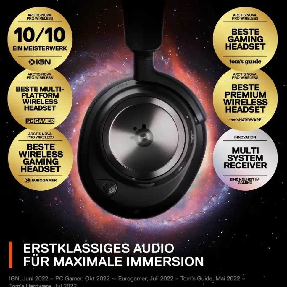SteelSeries Arctis Nova Pro Wireless Schwarz