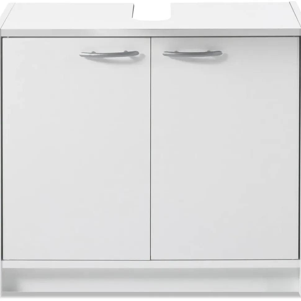 Stella Trading Waschbeckenunterschrank 63 x 55 x 29 cm Weiß matt