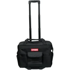 Stier Werkzeugtrolley Premium+ leer schwarz 19 Fächer