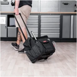 Stier Werkzeugtrolley Premium+ leer schwarz 19 Fächer